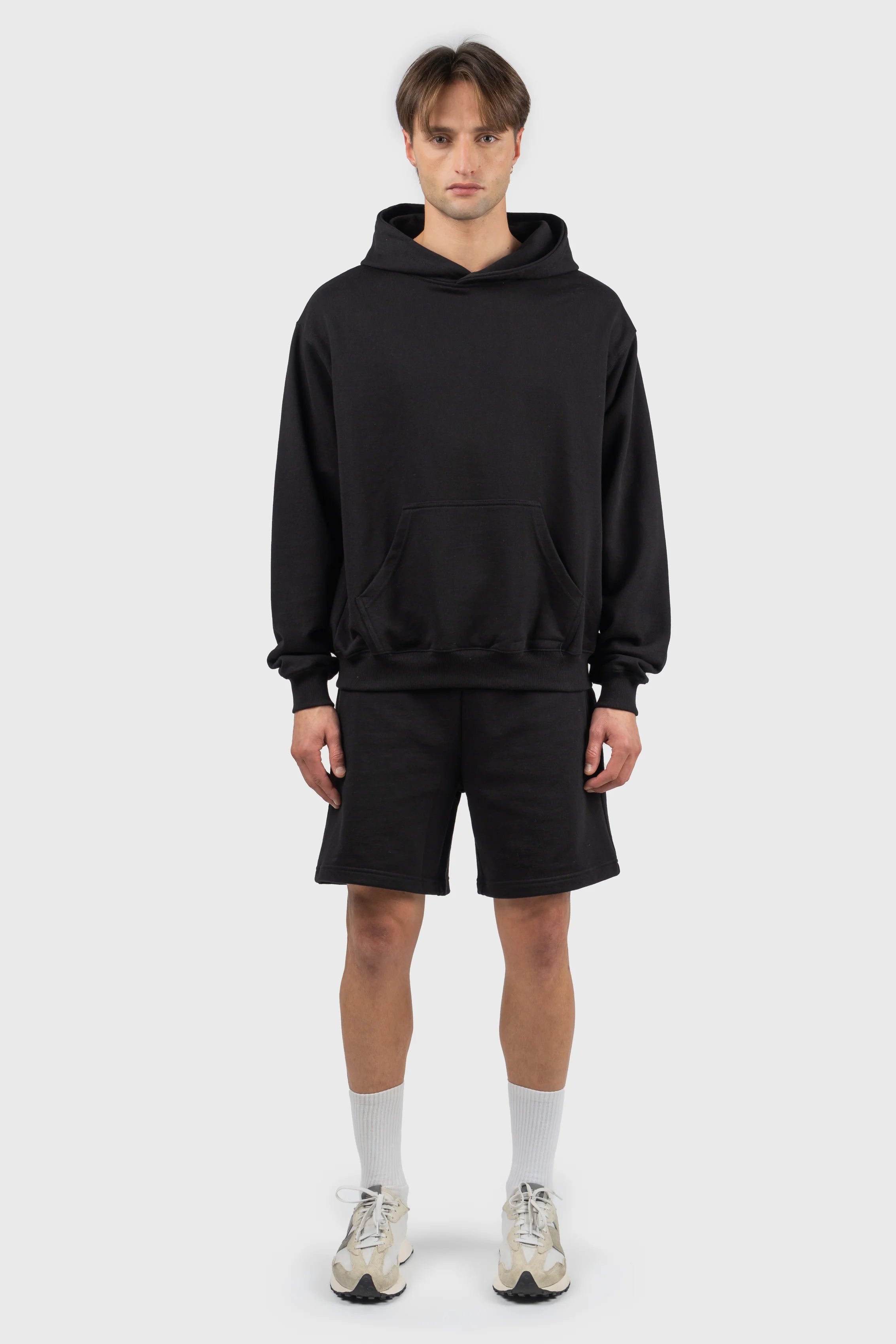 hoodie with ribbed hem -Everyday Oversized Hoodie