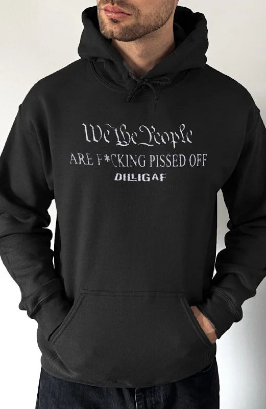 hoodie for classic style -We the people are pissed Pullover Hoodie