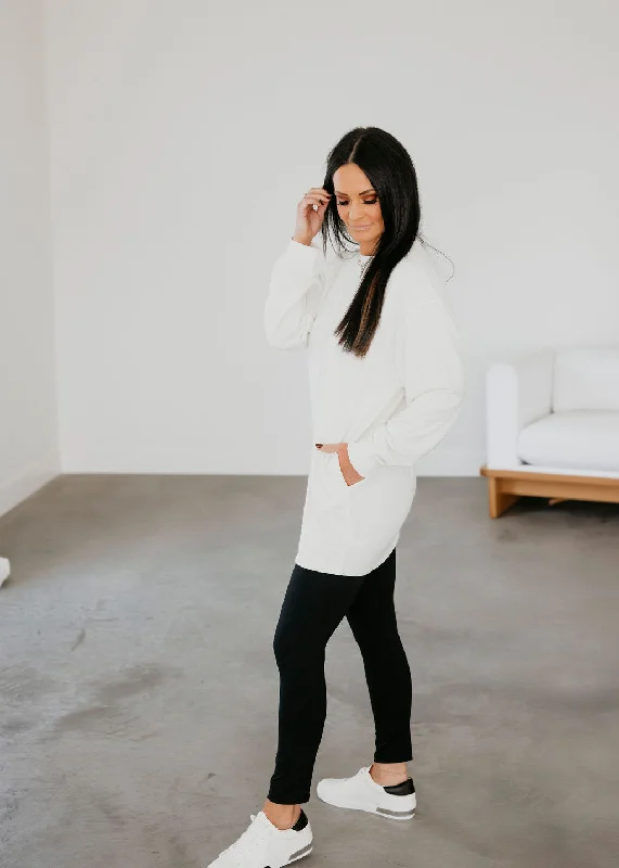 sweatshirts for petite sizes -Cassie Oversized Sweatshirt