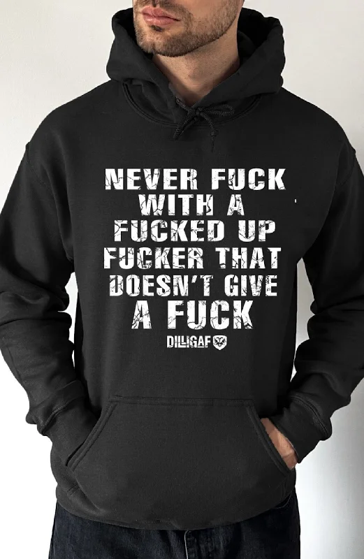 hoodie sale near me -Fucked Up Fucker Pullover Hoodie