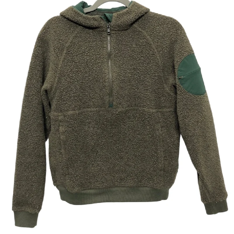 brown sweatshirts cozy -Sweatshirt Hoodie By Outdoor Voices In Green, Size: Xs