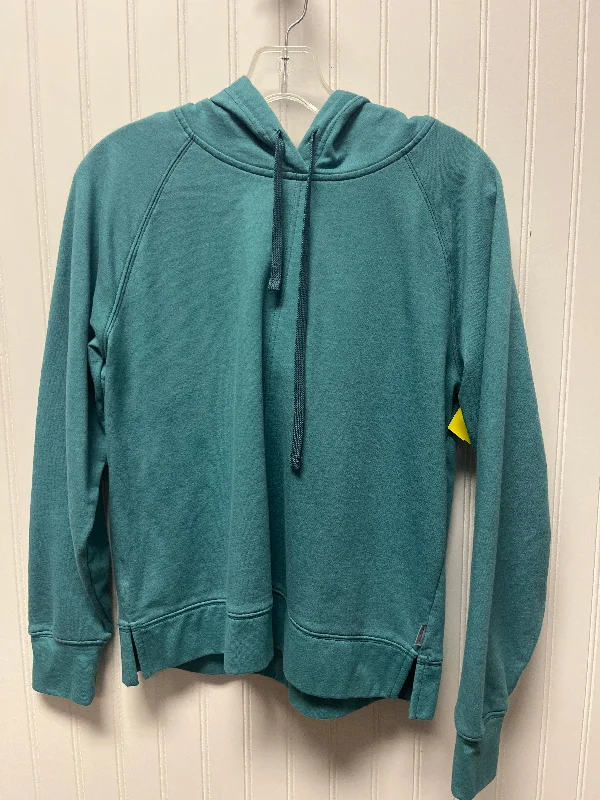 sweatshirts for cozy style -Sweatshirt Hoodie By Eddie Bauer In Teal, Size: S