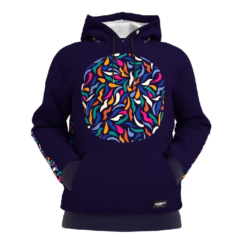 hoodie for cool nights -Color Blobs Hoodie