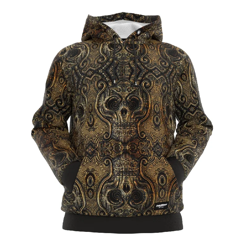 hoodie for cozy season -Ancient Skull Totem Hoodie