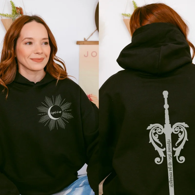 hoodie for cool weather -Bryce Quinlan Tattoo Hoodie