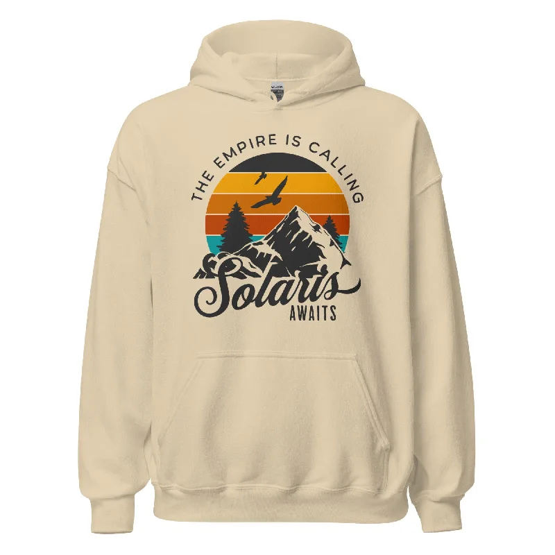 hoodie for everyday style -Solaris Awaits Hoodie