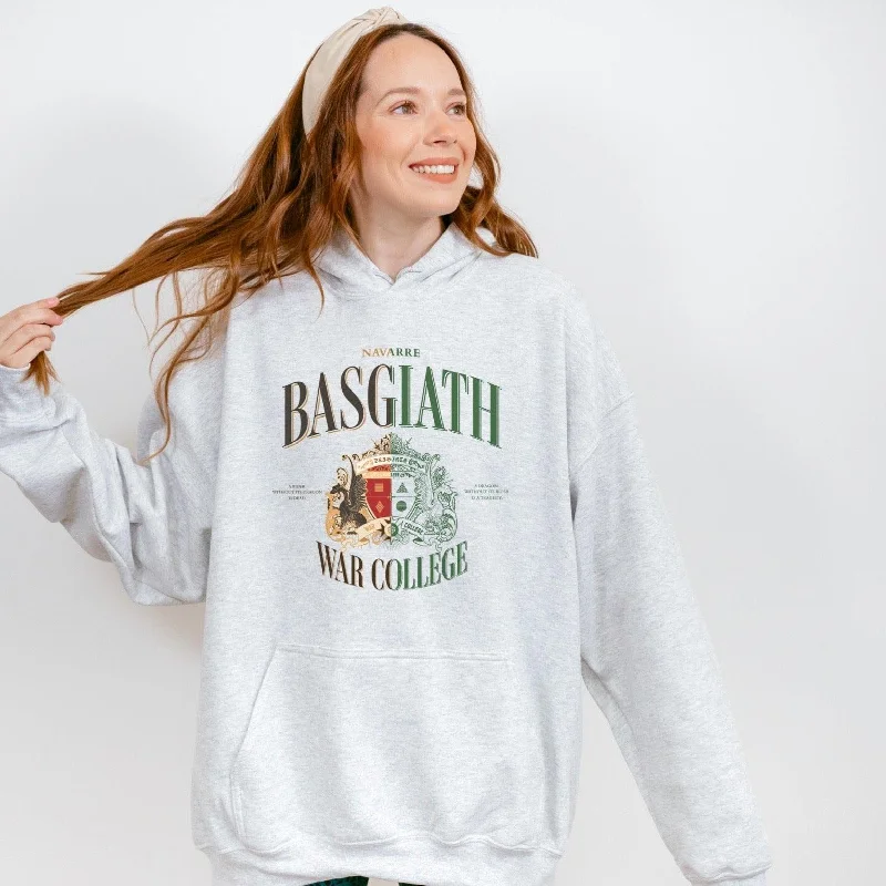 lilac fleece hoodie -Basgiath War College Vintage Style Hoodie