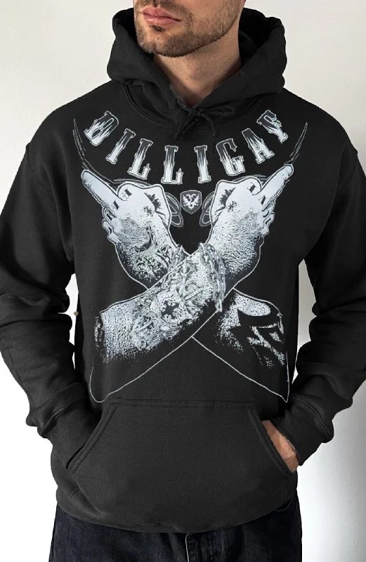 hoodie with graphic design -Tattoo Body Ink Pullover Hoody