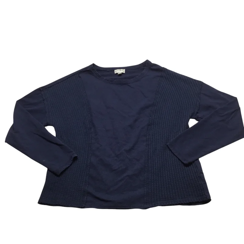 sweatshirts with embroidery -Sweatshirt Crewneck By Wonderly In Navy, Size: M