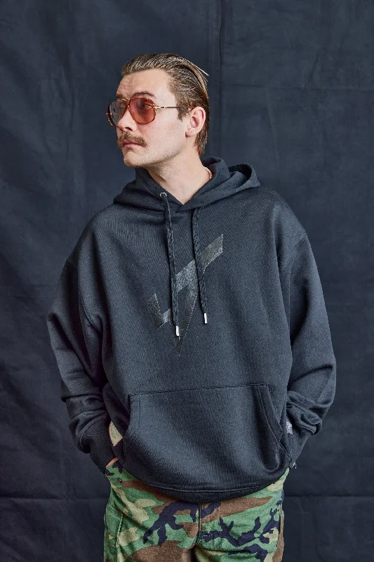 hoodie under $30 -Walk the Line ST Logo Hoodie Black on Black