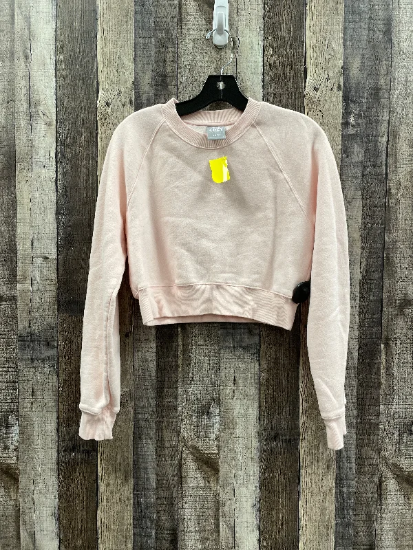 soft beige sweatshirts -Sweatshirt Crewneck By Cme In Pink, Size: S