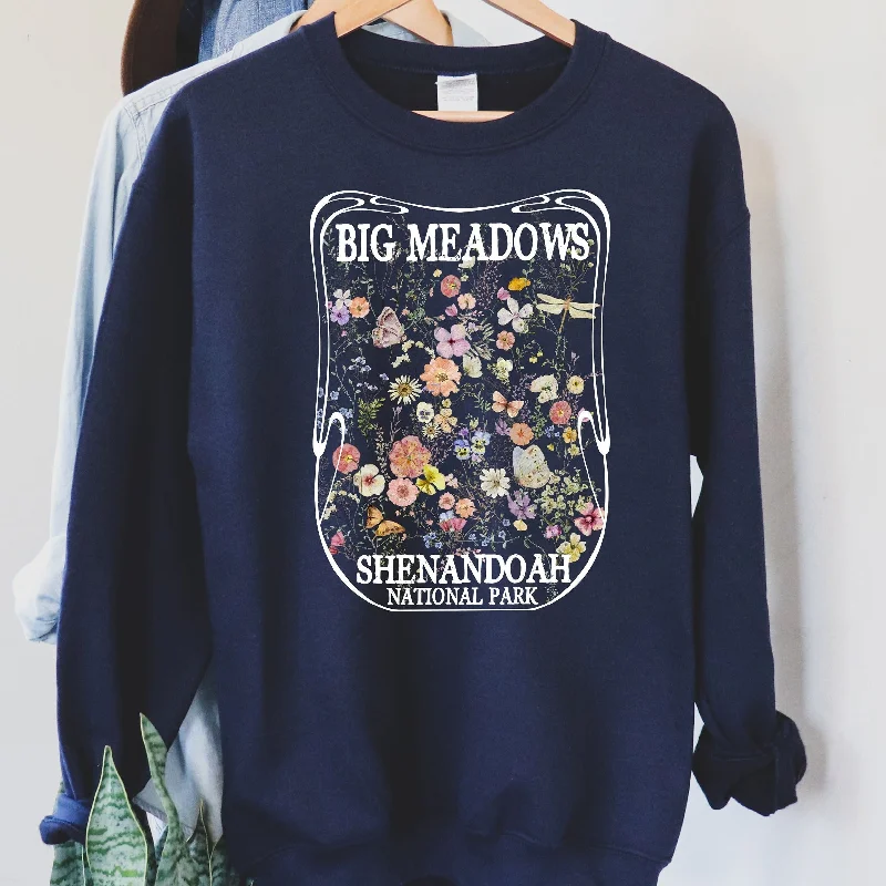 sweatshirts for casual fashion -Big Meadows Shenandoah National Park Sweatshirt