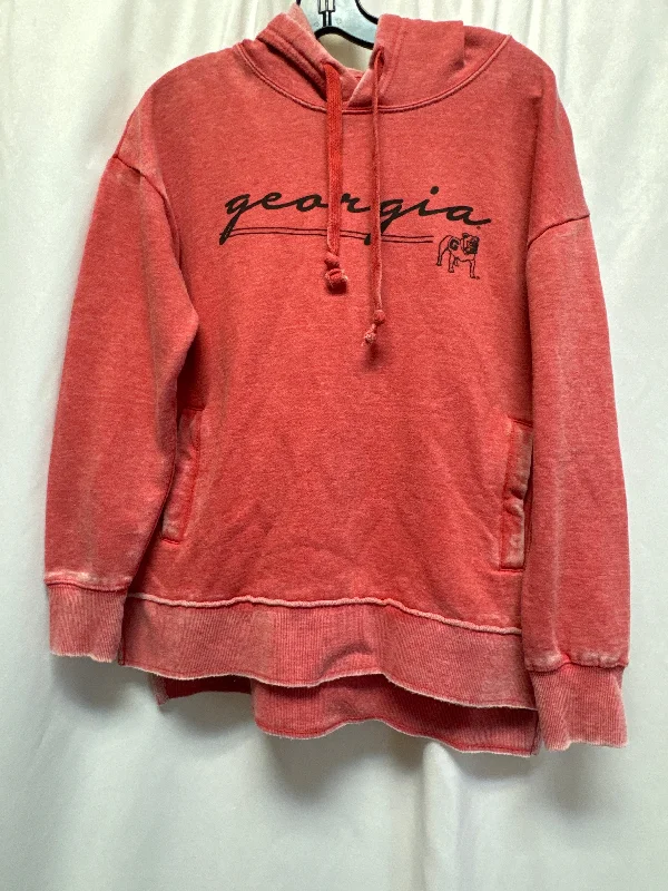 sweatshirts for winter fashion -Sweatshirt Hoodie By Clothes Mentor In Red, Size: S