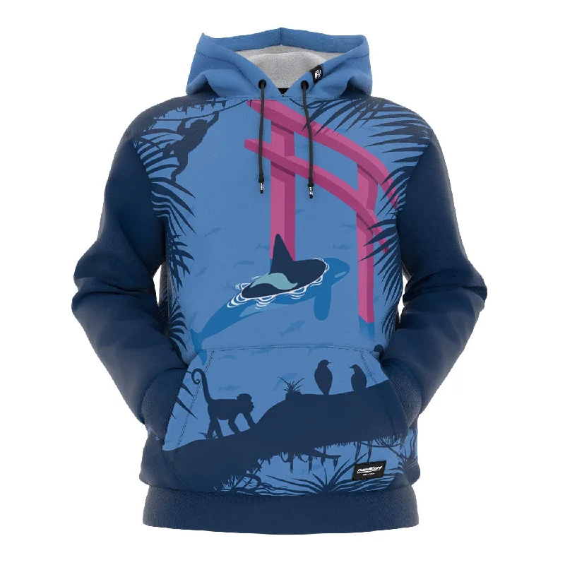 ivory hoodie timeless -Killer Whale Torii Hoodie