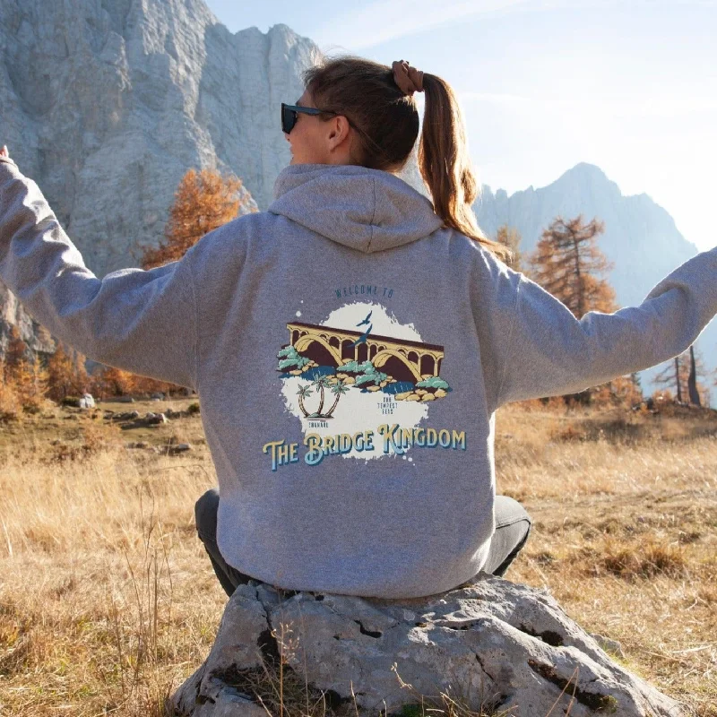 hoodie for fall fashion -The Bridge Kingdom Hoodie