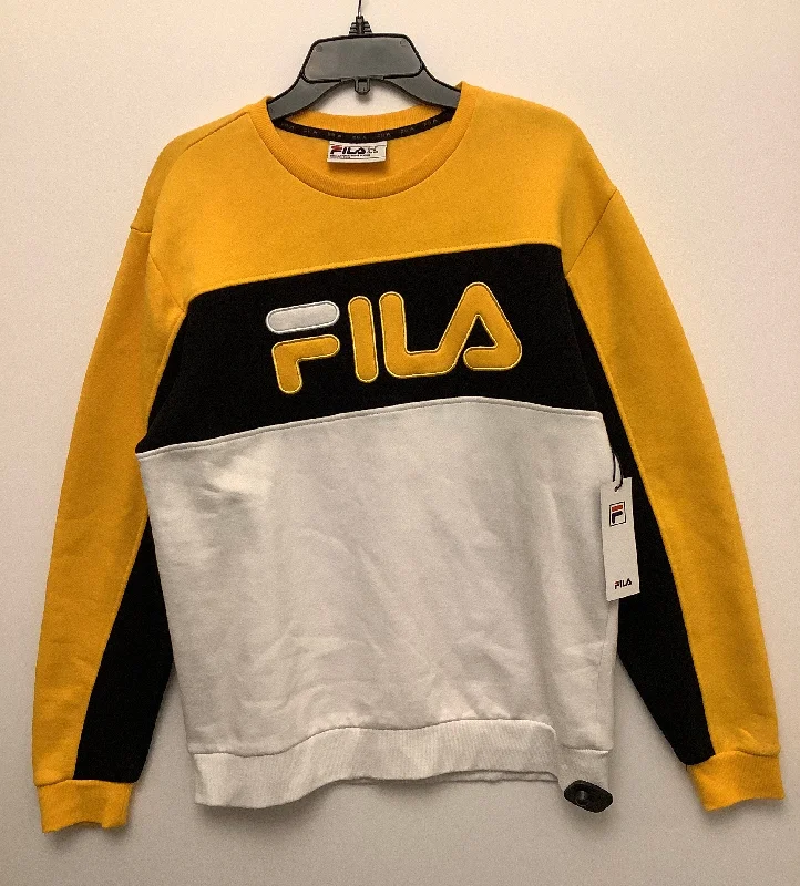 slate graphic sweatshirts -Sweatshirt Crewneck By Fila In Multi-colored, Size: M