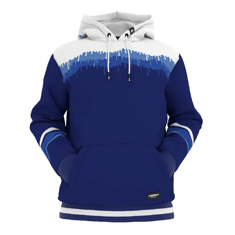 hoodie for winter fashion -Blue Melt Hoodie