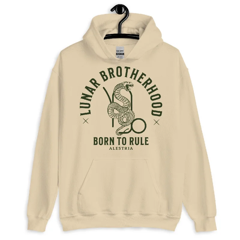 hoodie for relaxed weekends -Ryder Draconis Lunar Brotherhood Hoodie