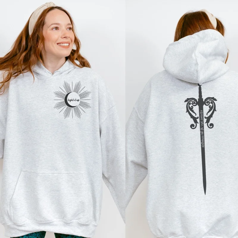 hoodie for petite sizes -Bryce Quinlan Tattoo Hoodie