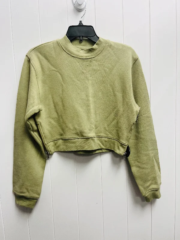 sweatshirts for evening chill -Sweatshirt Crewneck By Current/elliott In Green, Size: Xs