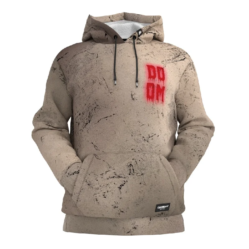 hoodie with faux fur -Doom Hoodie