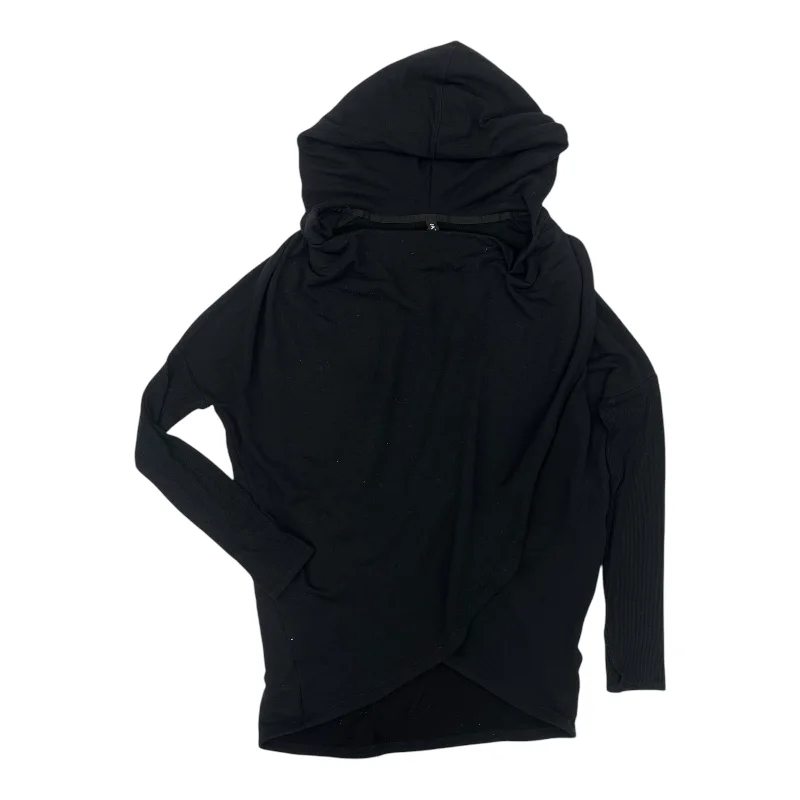 sweatshirts for fall comfort -Sweatshirt Hoodie By Athleta In Black, Size:S