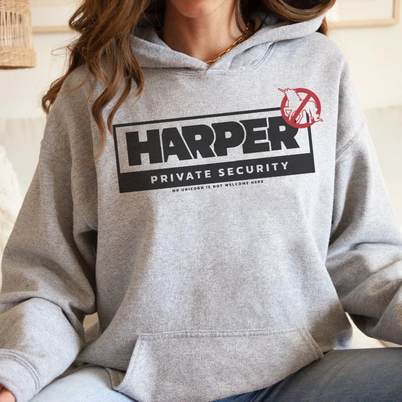 hoodie for snowy days -Harper Security Hoodie