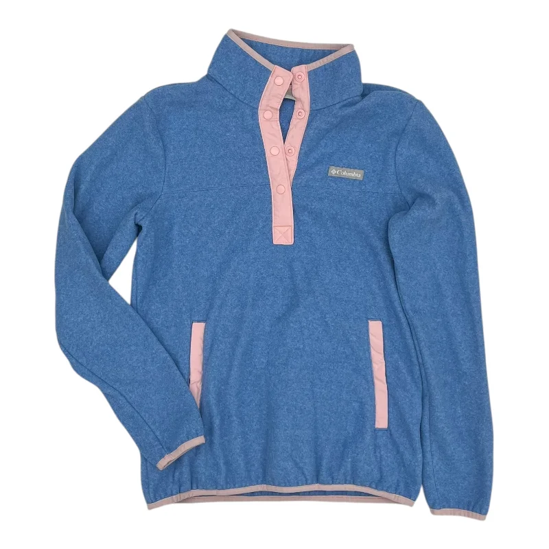 sweatshirts for stylish evenings -Sweatshirt Collar By Columbia In Blue, Size:S