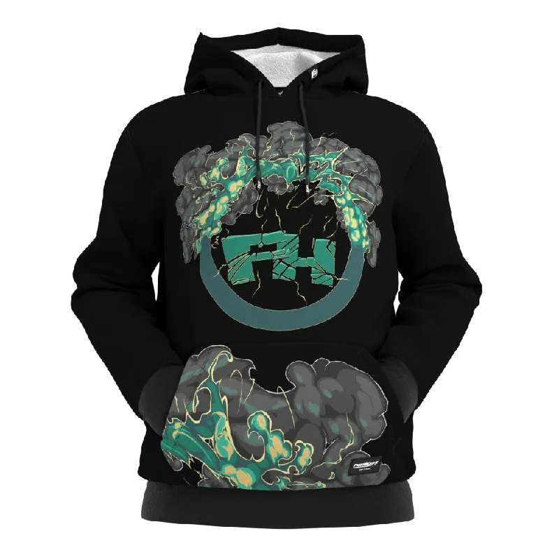 olive green hoodie -FH Boom Hoodie