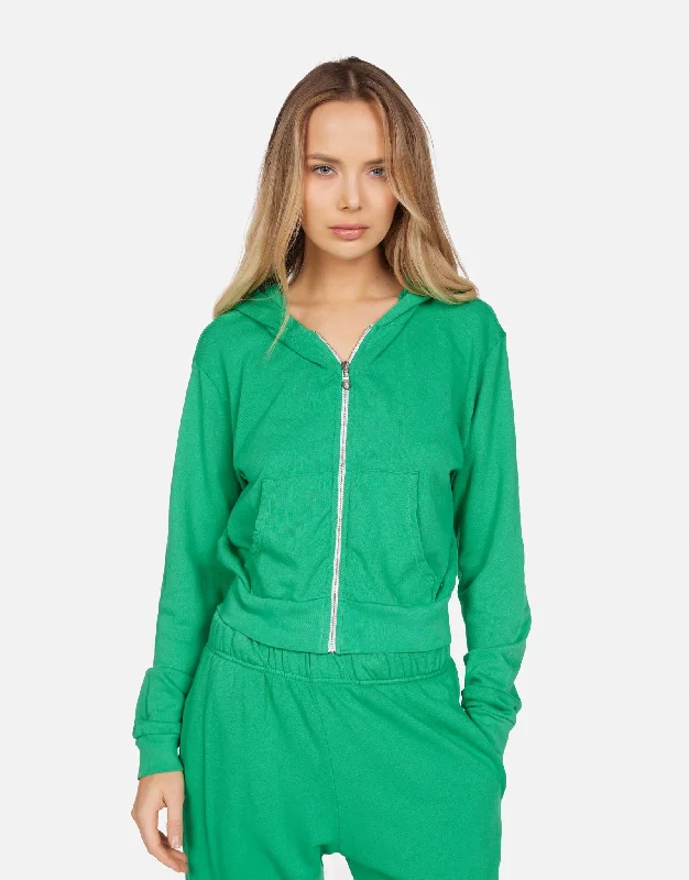 periwinkle graphic hoodie -Bowman Green Apple