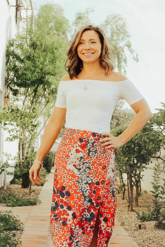 navy tiered skirts boho -Make It Bloom