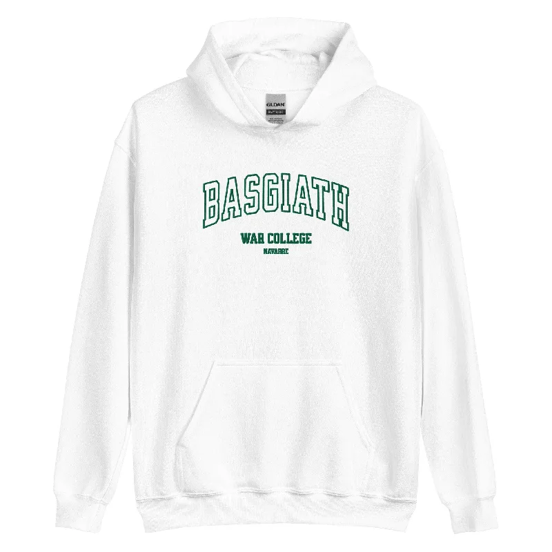 hoodie for casual looks -Basgiath War College Embroidered Hoodie