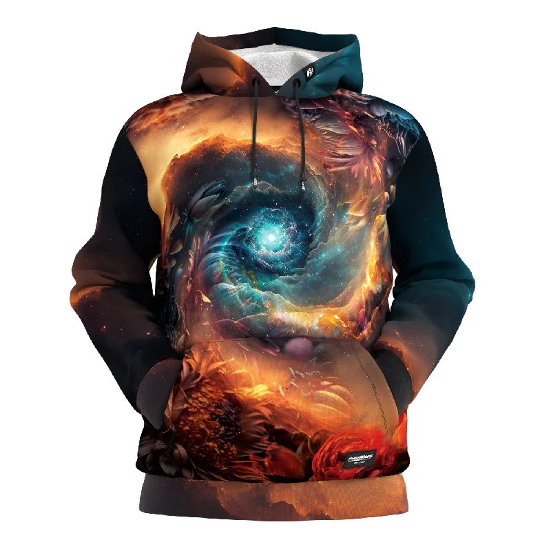 golden hoodie luxe -Space Flower Hoodie