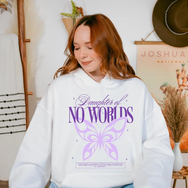 hoodie for casual chic -Daughter of No Worlds Hoodie