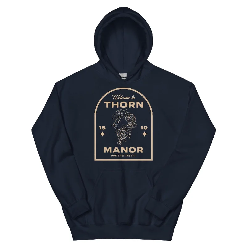 hoodie for stylish comfort -Thorn Manor Hoodie