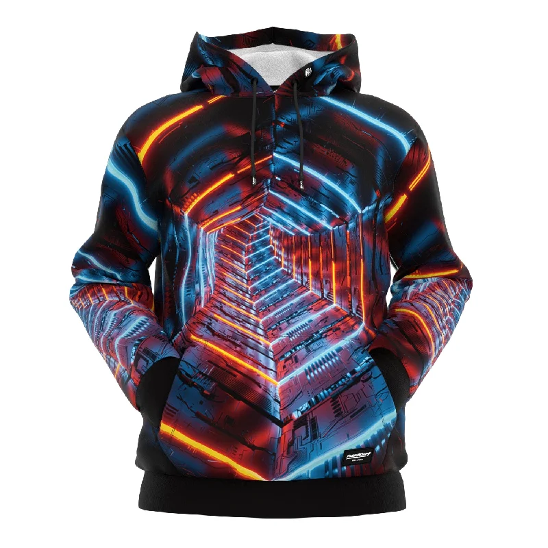 slate hoodie cool -Cosmic Hexagon Hoodie