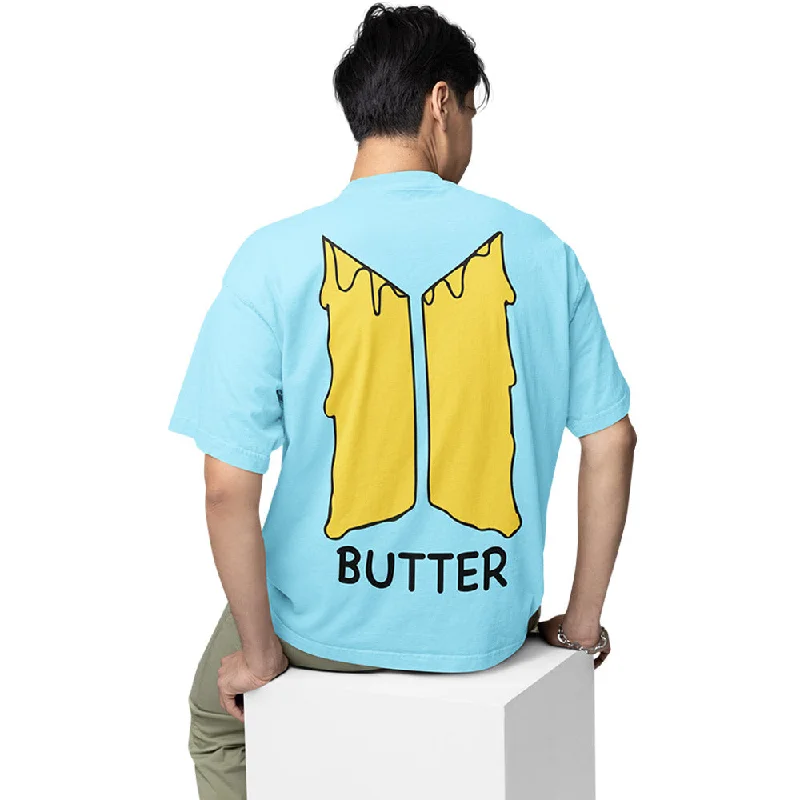 neon yellow t-shirts vivid -BTS Oversized T shirt - Butter