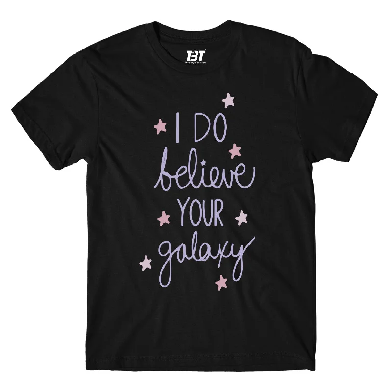 grey polo t-shirts versatile -BTS T shirt - I Do Believe Your Galaxy