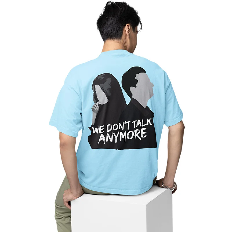 custom text t-shirts fun -Charlie Puth Oversized T shirt - We Don't Talk Anymore