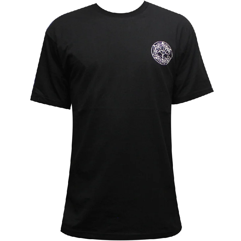 purple v-neck t-shirts rich -Crooks & Castles Pope T-Shirt Black Multi