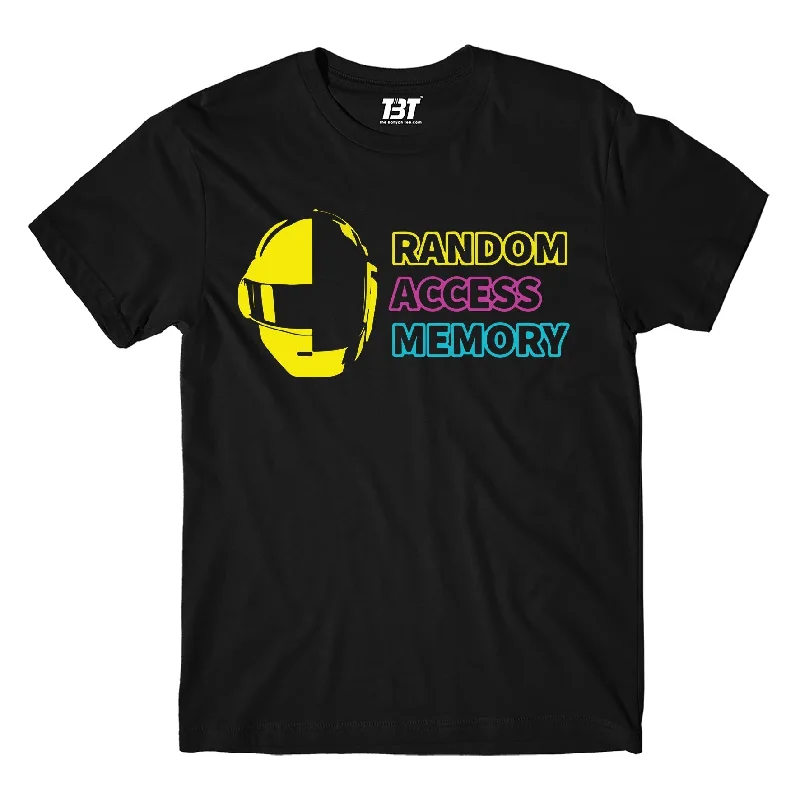 breathable cotton t-shirts hot -Daft Punk T shirt - Random Access Memory