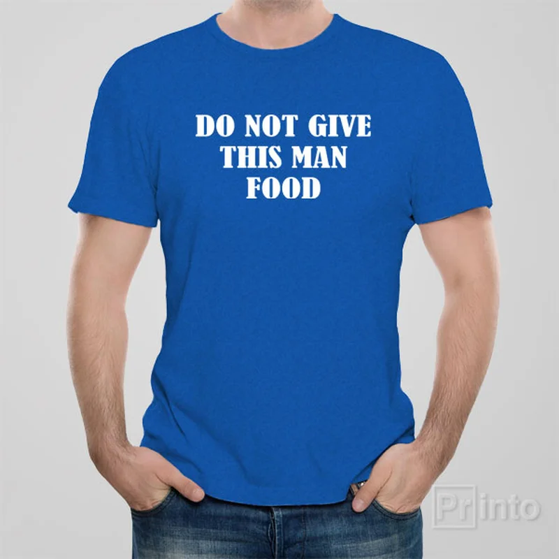 red striped t-shirts nautical -Do not give this man food - T-shirt