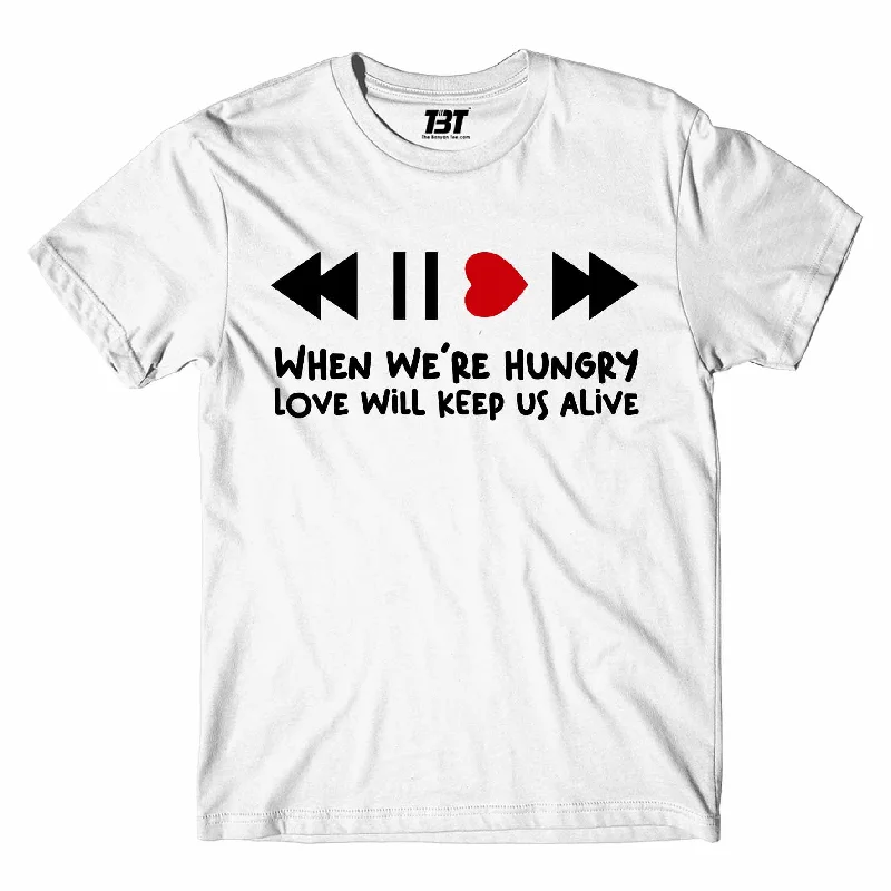 vintage movie t-shirts nostalgic -Eagles T shirt - Love Will Keep Us Alive