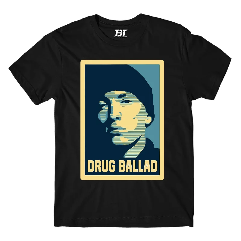 grey slim fit t-shirts sharp -Eminem T shirt - Drug Ballad