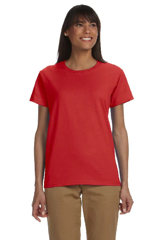 blue oversized t-shirts relaxed -Gildan Womens Ultra Short Sleeve Crewneck T-Shirt - Red