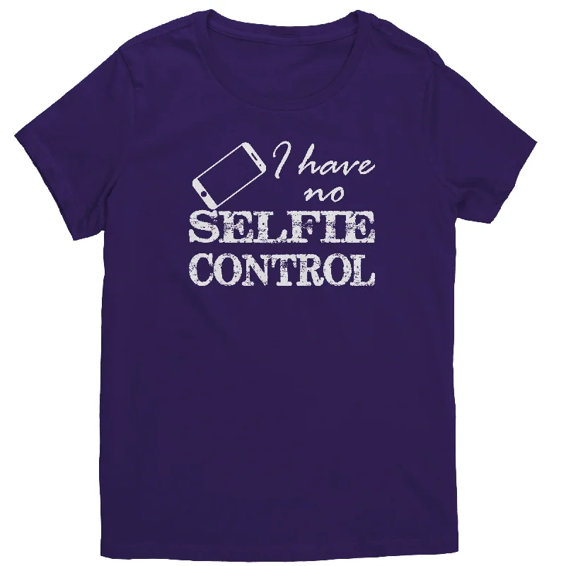 blue graphic t-shirts cool -I have no SELFIE Control Women's T-Shirt