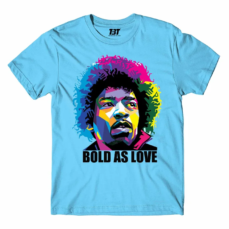 white graphic t-shirts modern -Jimi Hendrix T shirt - Bold As Love