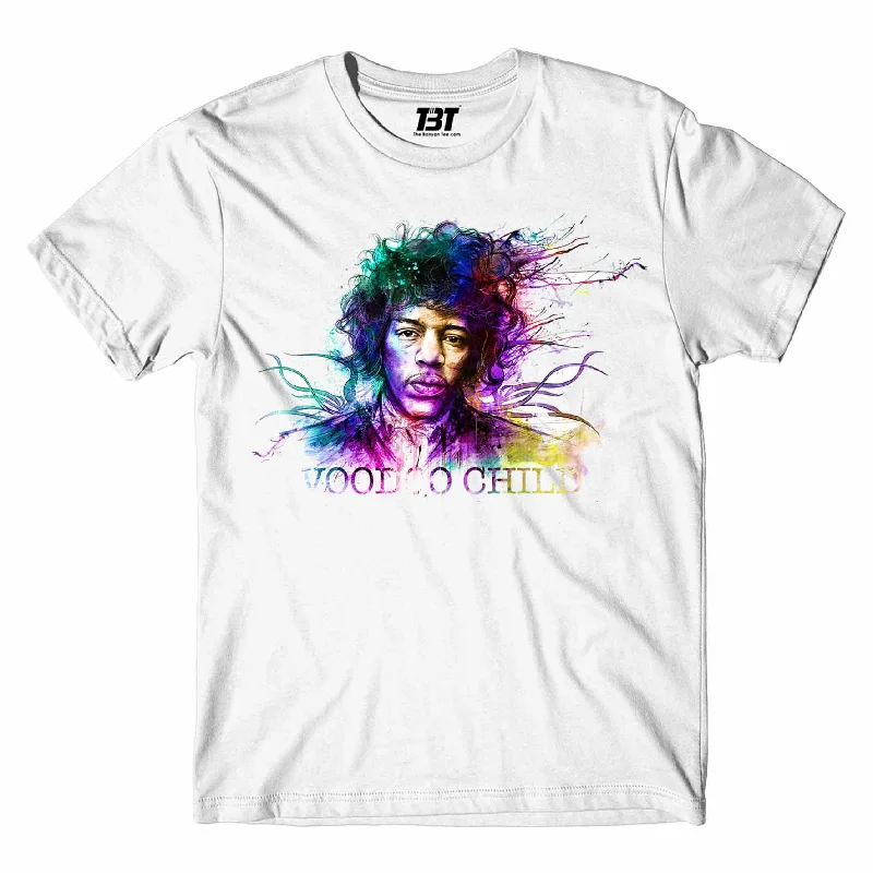 custom logo t-shirts branded -Jimi Hendrix T shirt - Voodoo Child