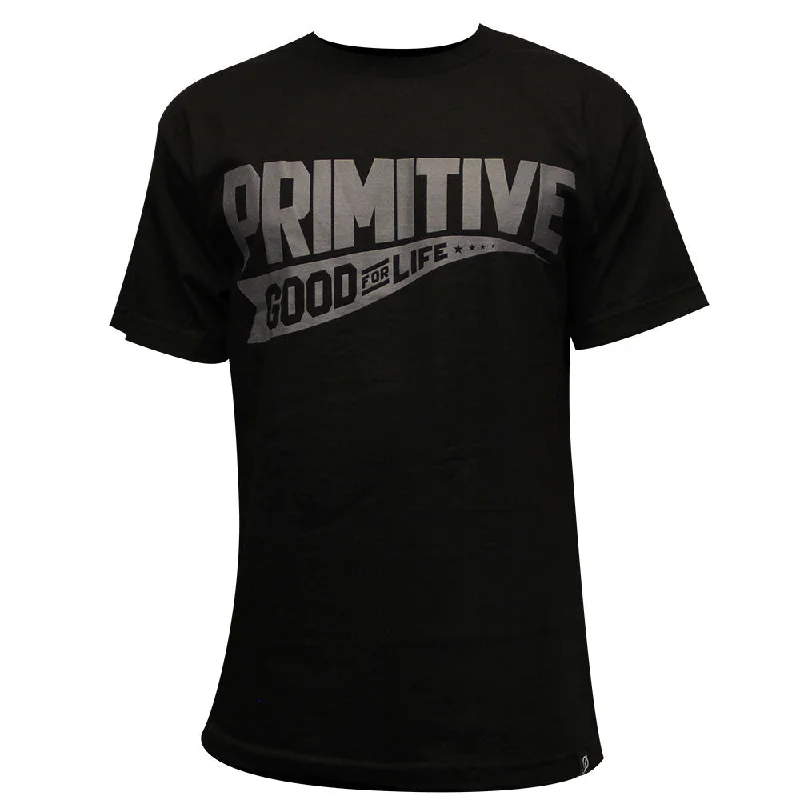 funny animal t-shirts cute -Primitive Apparel Stadium T-Shirt Black