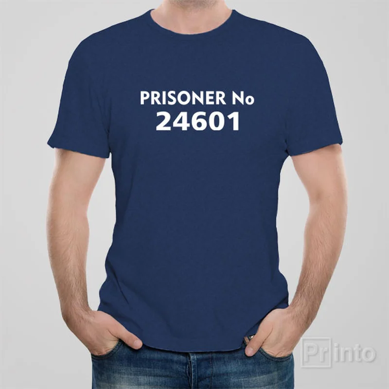 organic cotton t-shirts eco-friendly -Prisoner #24601 - T-shirt